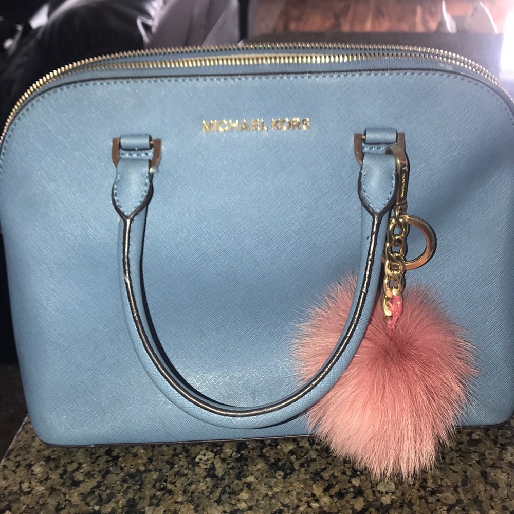 Michael kors purse  light blue.